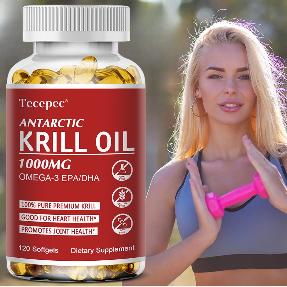 Krill Oil Supplement - كبسولات زيت الكريل من القطب الجنوبي،