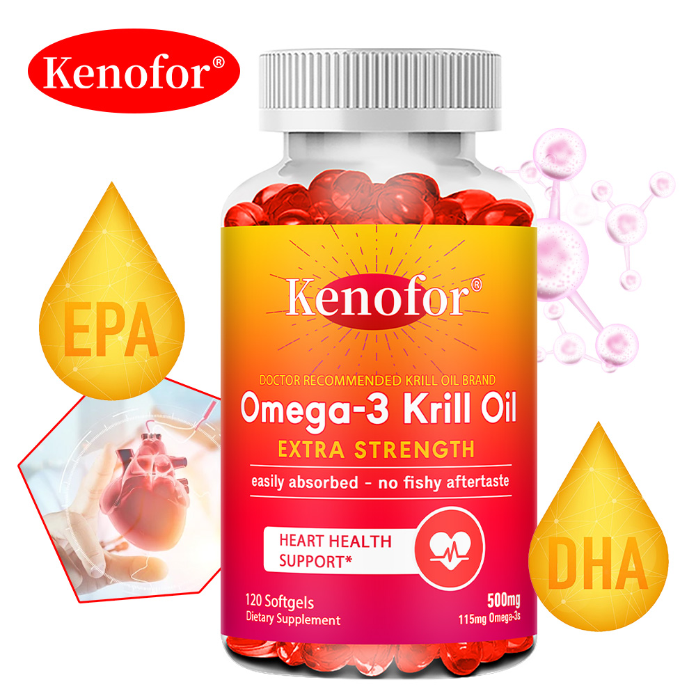 Krill Oil Supplement - زيت كريل أنتاركتيكا 500 مجم أوميغا