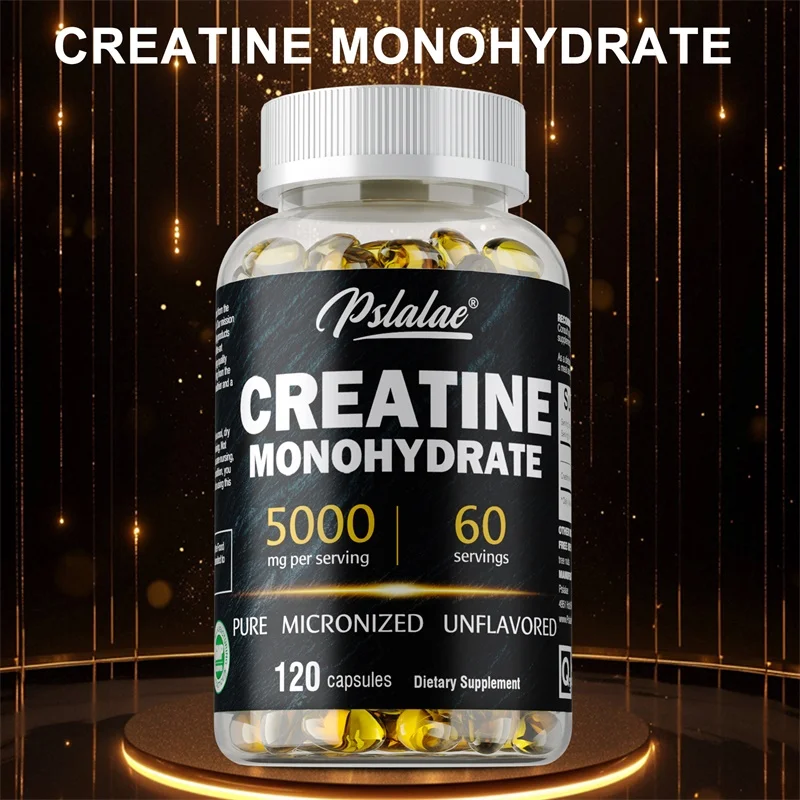 Pre Workout Supplement - كبسولة كرياتين مونوهيدرات - تعزز قوة