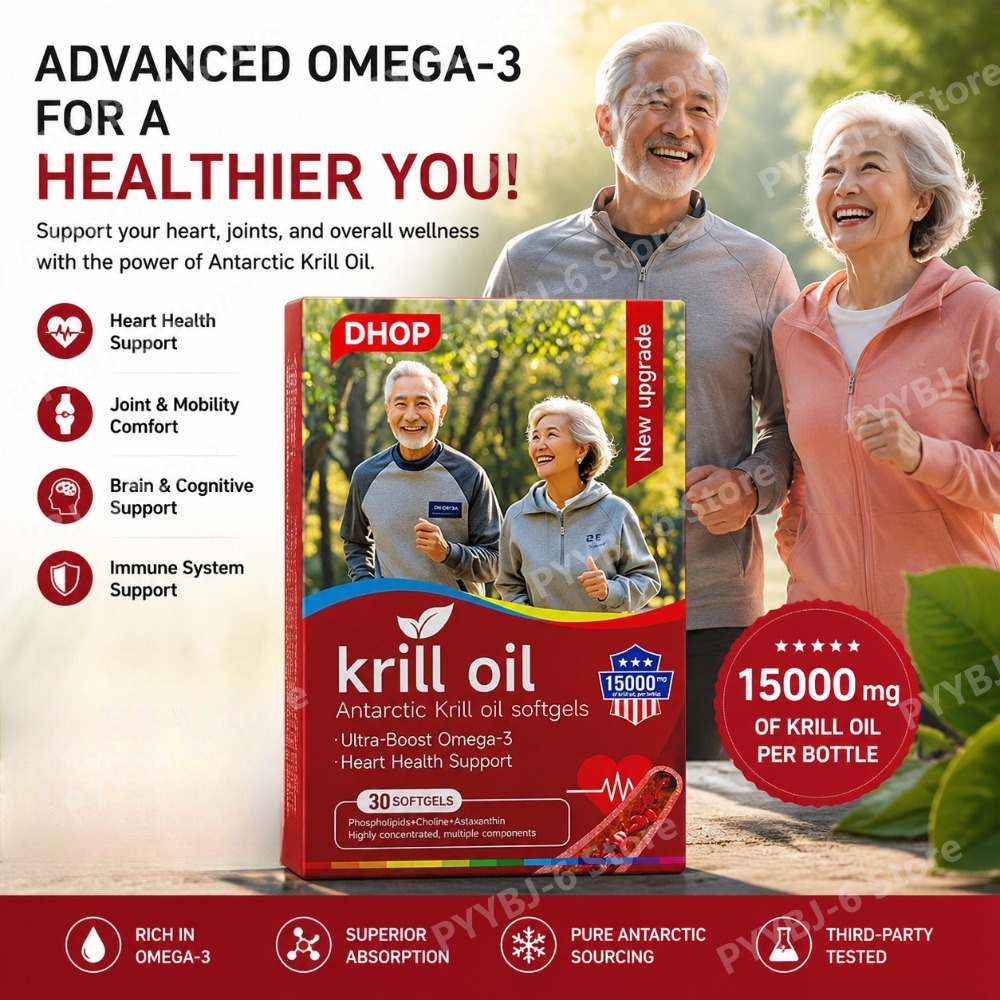 Krill Oil Supplement - زيت الكريل من القطب الجنوبي 15000