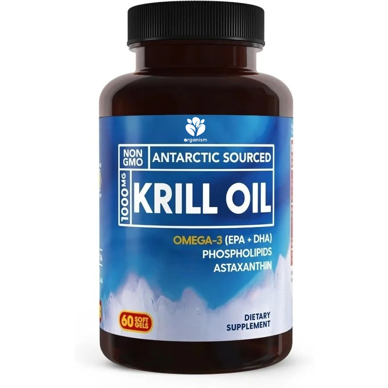 Krill Oil Supplement - مكمل زيت كريل أنتاركتيكا 1000 ملغ