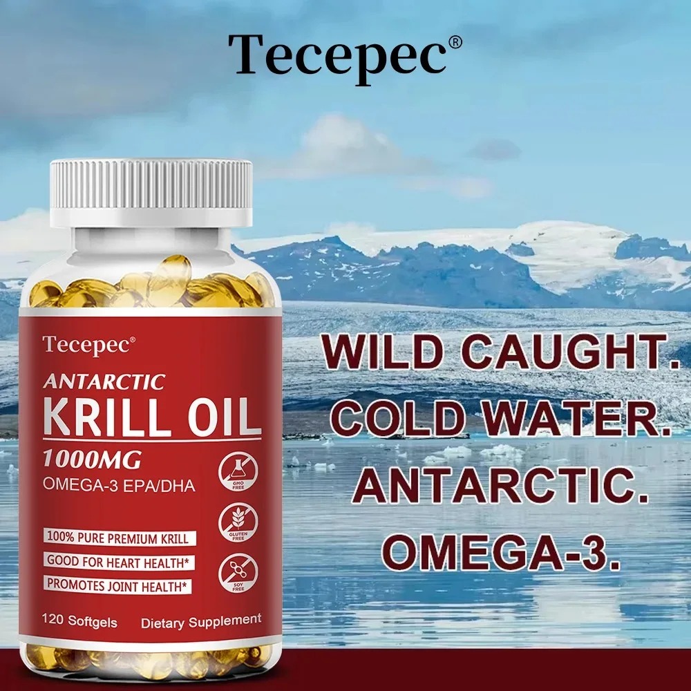 كبسولات زيت الكريل من القطب ال - مراجعة Krill Oil Supplement وسعره