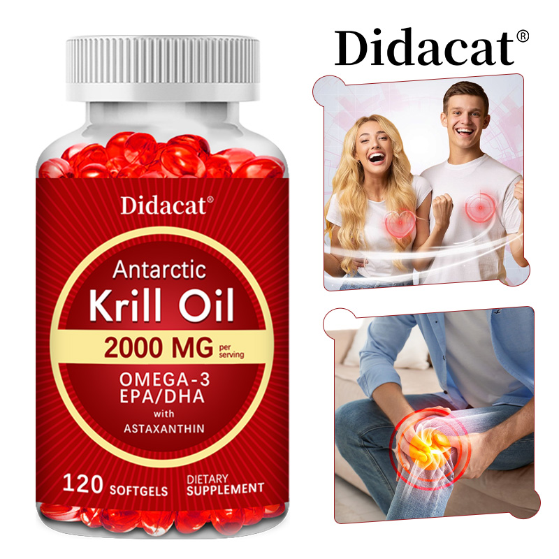زيت الكريل الأنتاركتيكي 2000 م - مراجعة Krill Oil Supplement وسعره