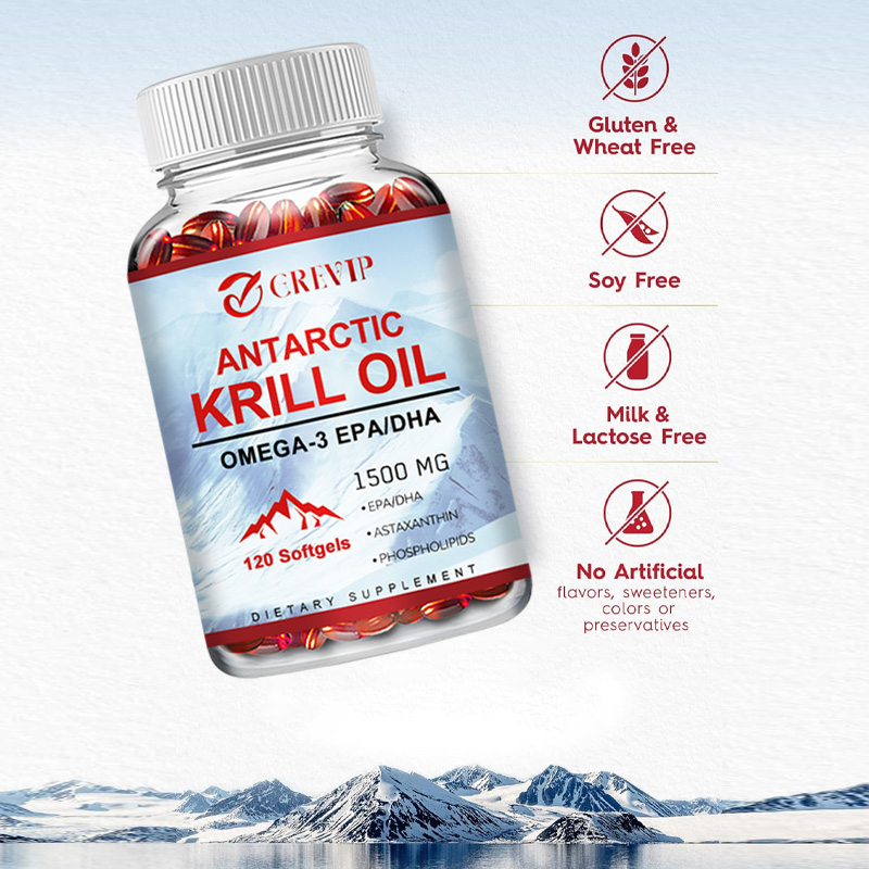 مكمل زيت الكريل من القطب الجنو - مراجعة Krill Oil Supplement وسعره