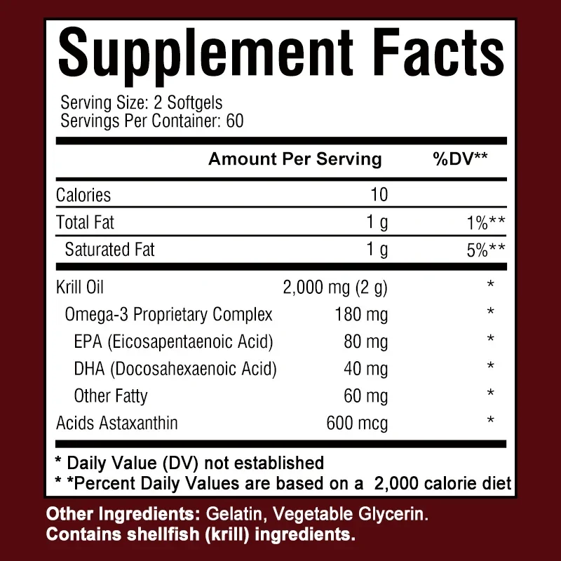 مكمل زيت الكريل - يقلل من آلام - مراجعة Krill Oil Supplement وسعره