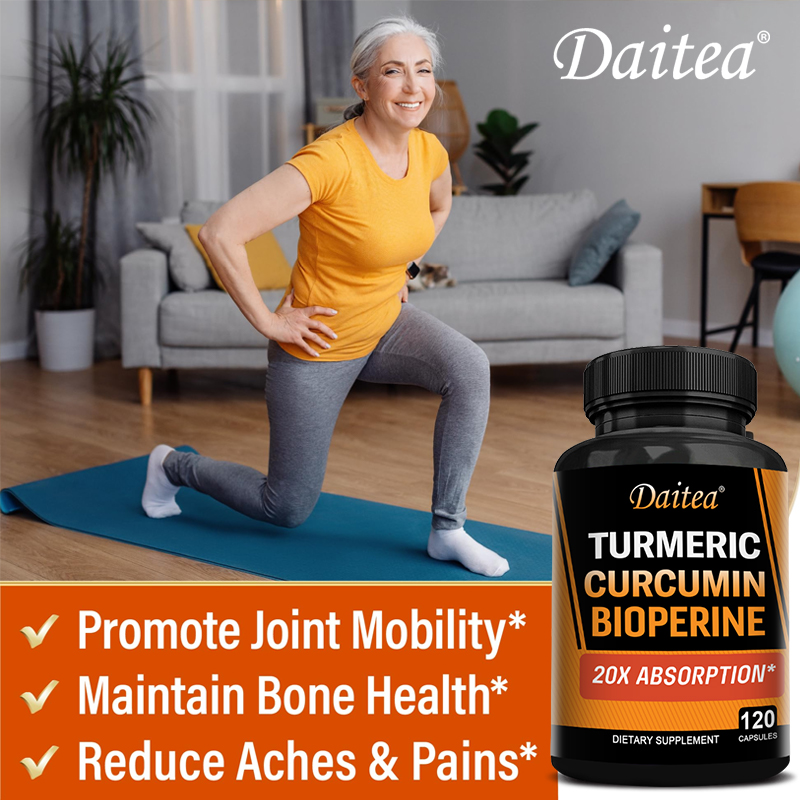 كركمين الكركم مع بيوبيرين 95%  - مراجعة Turmeric Curcumin Capsule وسعره