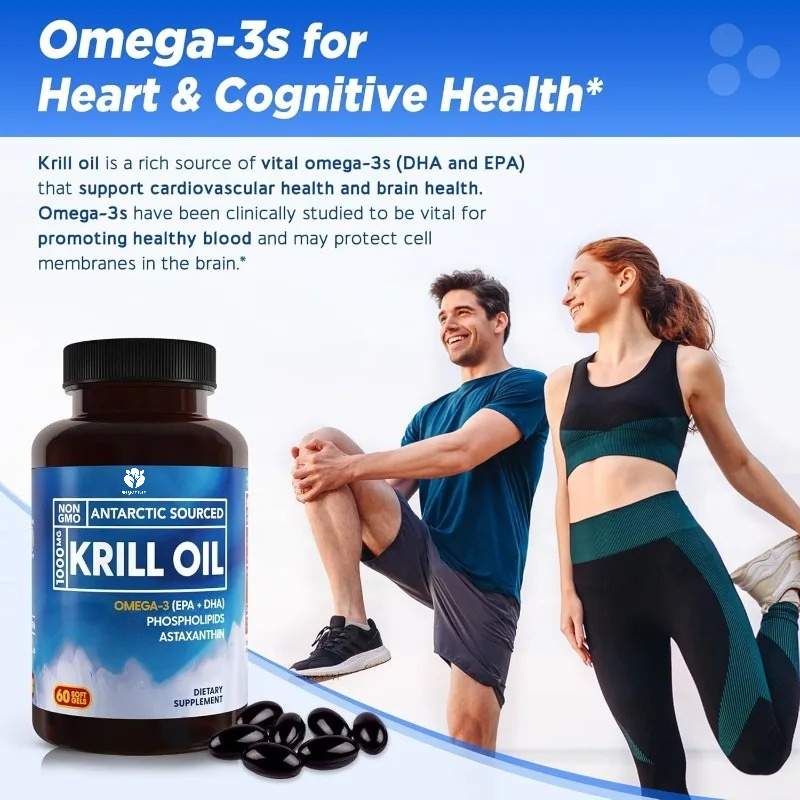 مكمل زيت كريل أنتاركتيكا 1000  - مراجعة Krill Oil Supplement وسعره